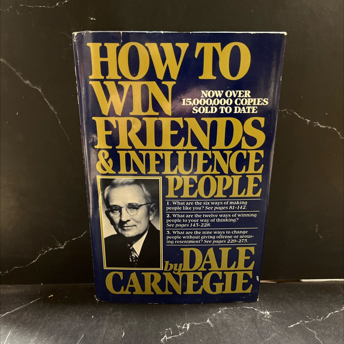 how to win friends and influence people book, by dale carnegie, 1981 Hardcover image 1