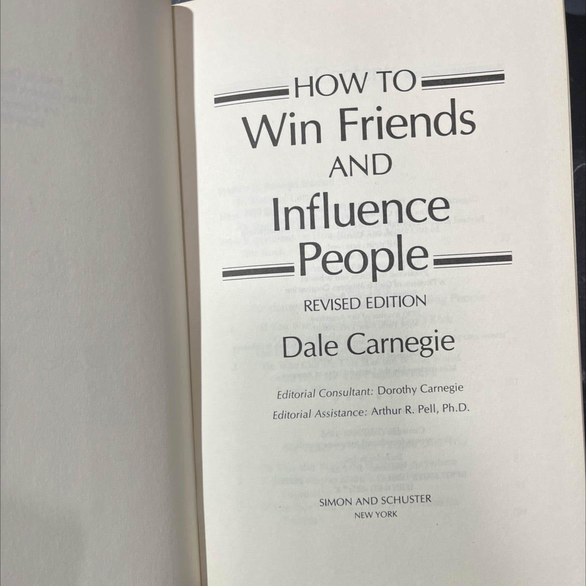 how to win friends and influence people book, by dale carnegie, 1981 Hardcover image 2