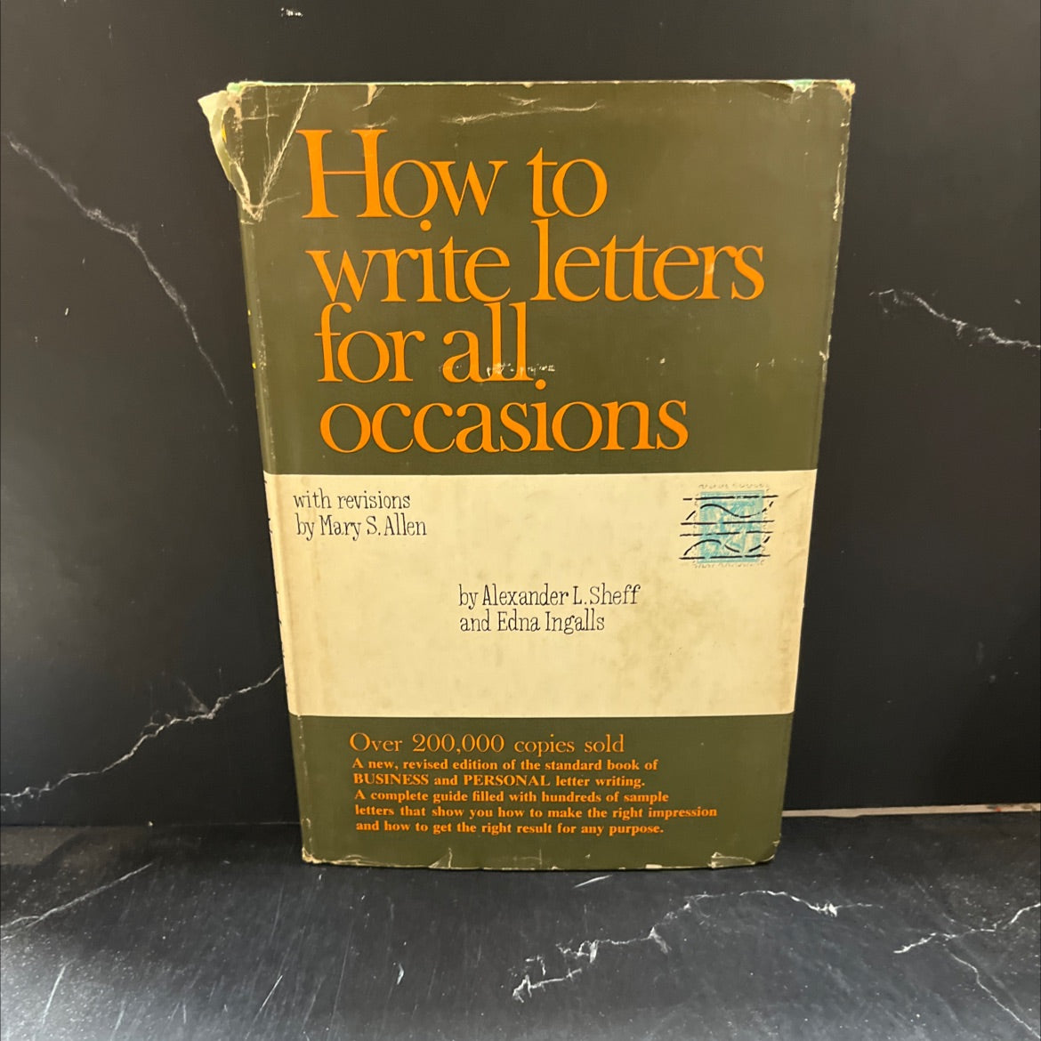 how to write letters for all occasions book, by mary s. allen, 1961 Hardcover image 1