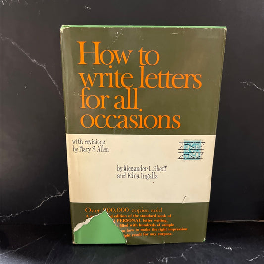 how to write letters for all occasions book, by mary s. allen, 1961 Hardcover image 1