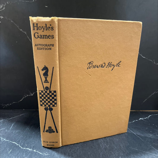 hoyle's complete and authoritative book of games autograph edition book, by bmond hoyle, 1940 Hardcover image 1