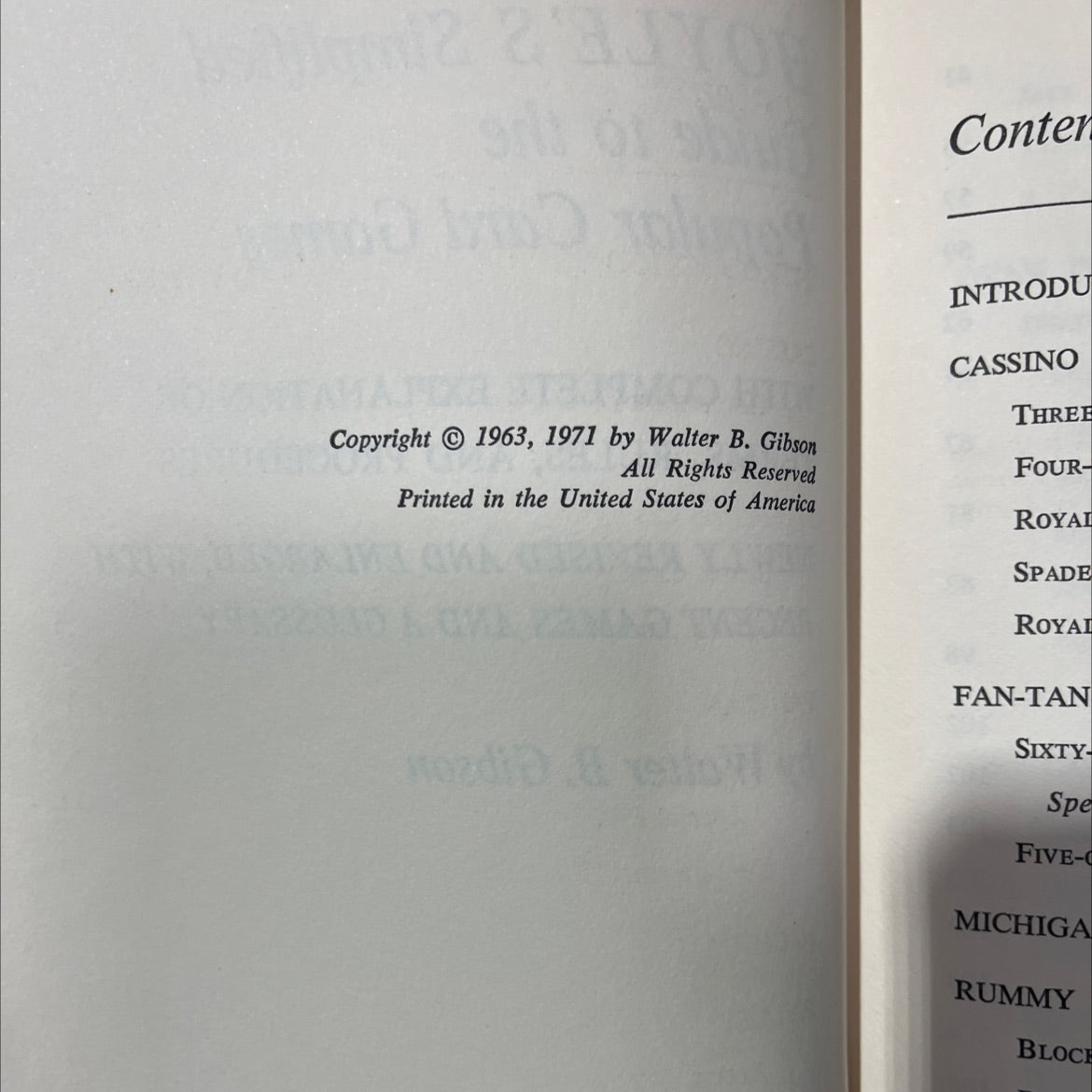 hoyle's simplified guide to the popular card games with complete explanation of terms, rules, and procedures newly image 3
