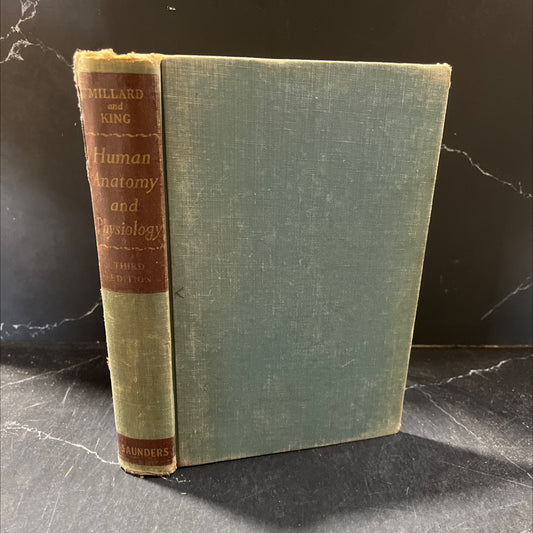 human anatomy and physiology book, by nellie d. millard, r.n., m.a. and barry g. king, ph.d., 1954 Hardcover image 1