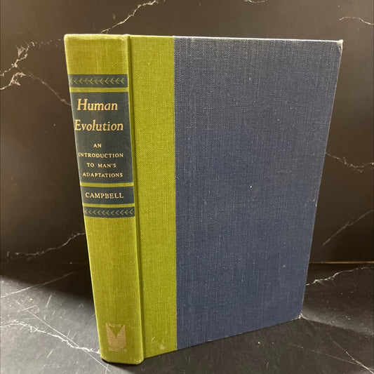 human evolution an introduction to man's adaptations book, by Bernard G. Campbell, 1966 Hardcover image 1