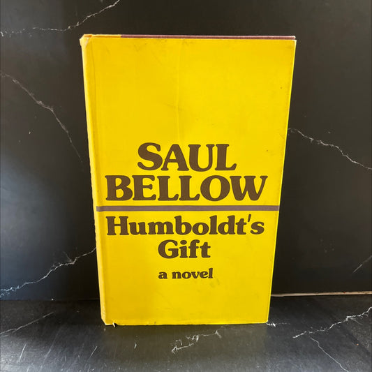 humboldt's gift book, by saul bellow, 1975 Hardcover image 1