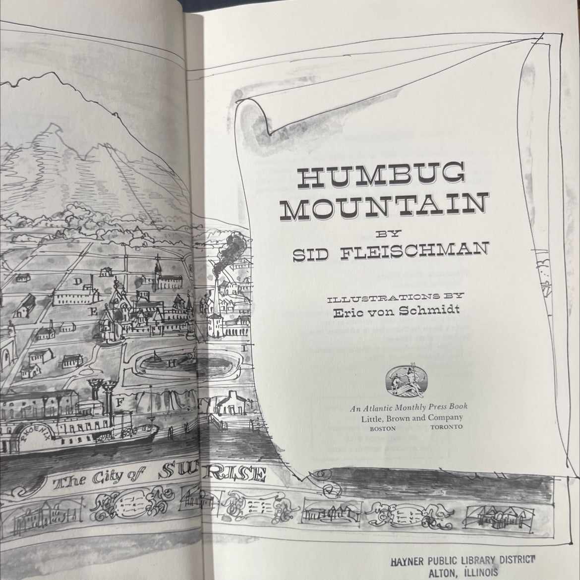 humbug mountain book, by Albert Sidney Fleischman, 1978 Hardcover image 2