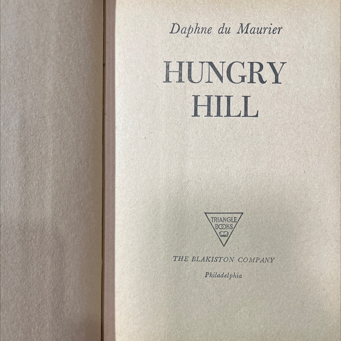 hungry hill book, by daphne du maurier, 1947 Hardcover image 2