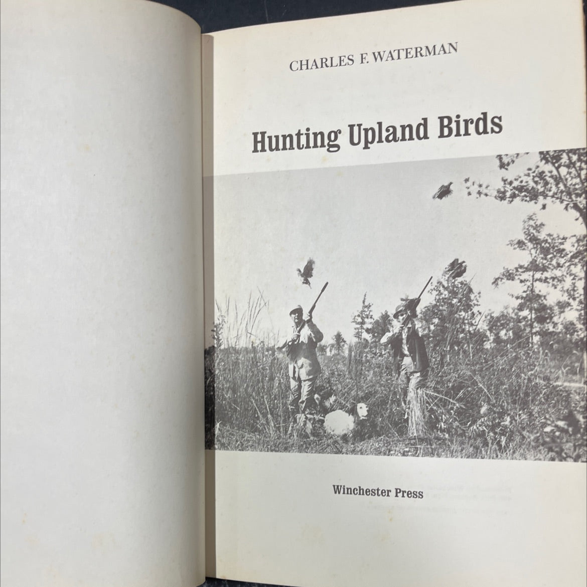 hunting upland birds book, by charles f. waterman, 1972 Hardcover image 2