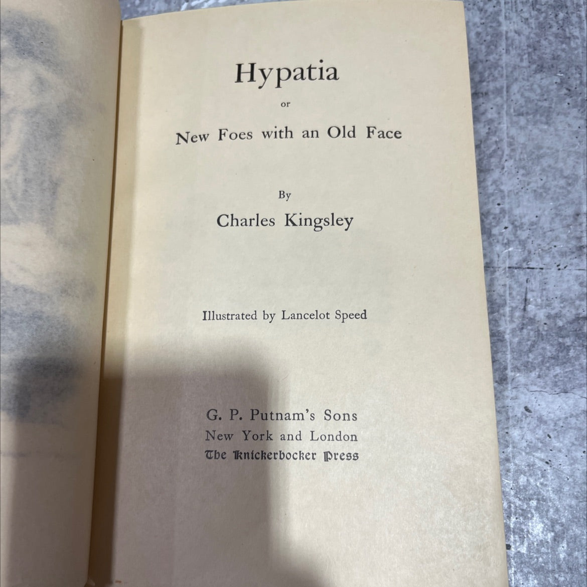hypatia or new foes with an old face book, by charles kingsley, 1970 Hardcover image 3