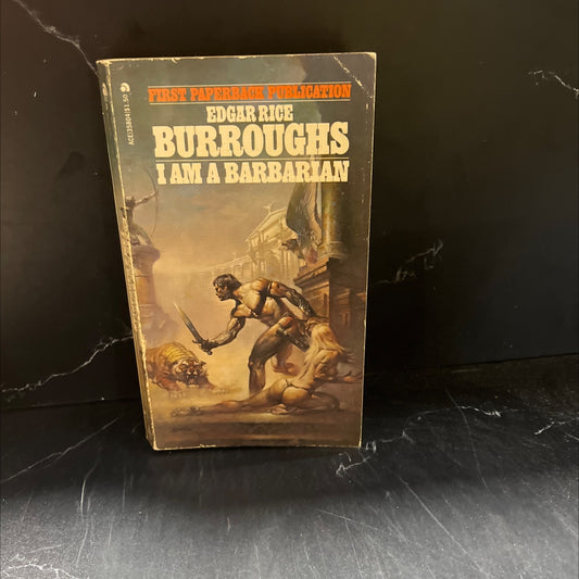 i am a barbarian book, by edgar rice burroughs, 1967 Paperback image 1