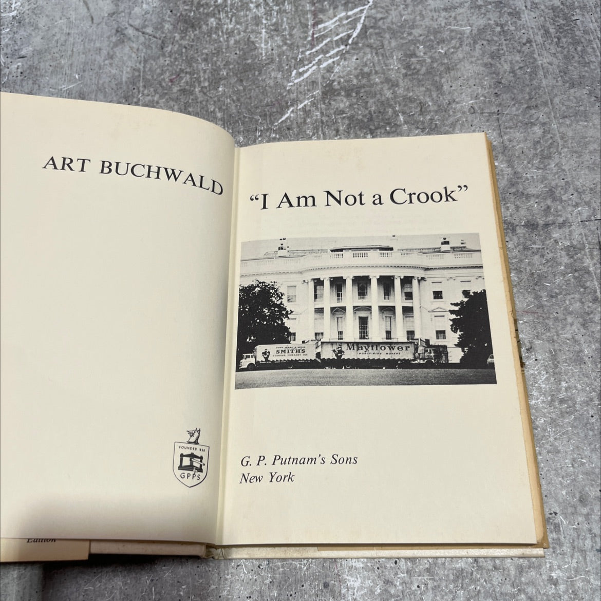 i am not a crook book, by art buchwald, 1974 Hardcover image 2