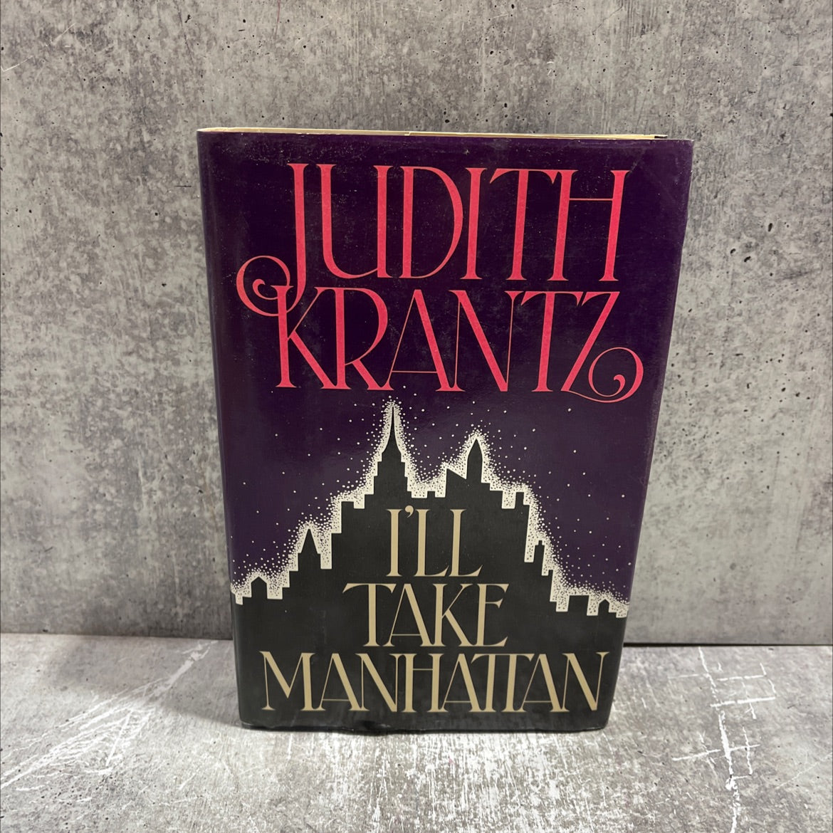 i'll take manhattan book, by judith krantz, 1986 Hardcover image 1