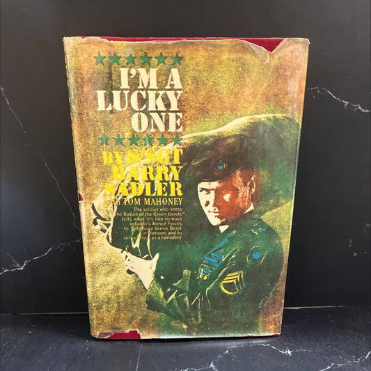 i'm a lucky one book, by S/Sgt Barry Sadler with Tom Mahoney, 1967 Hardcover image 1