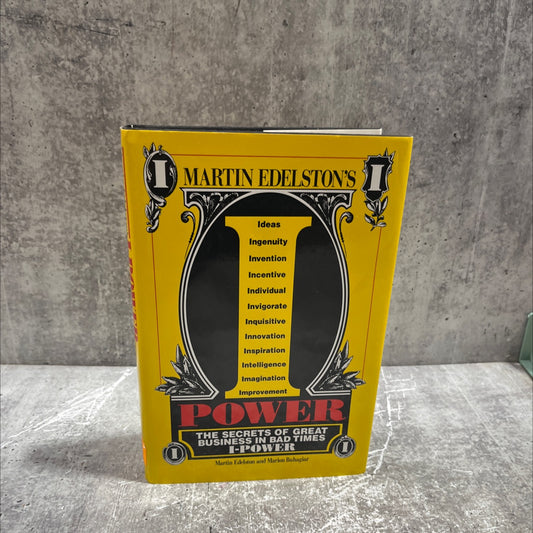 i power: the secrets of great business in bad times book, by Martin Edelston and Marion Buhagiar, 1995 Hardcover image 1