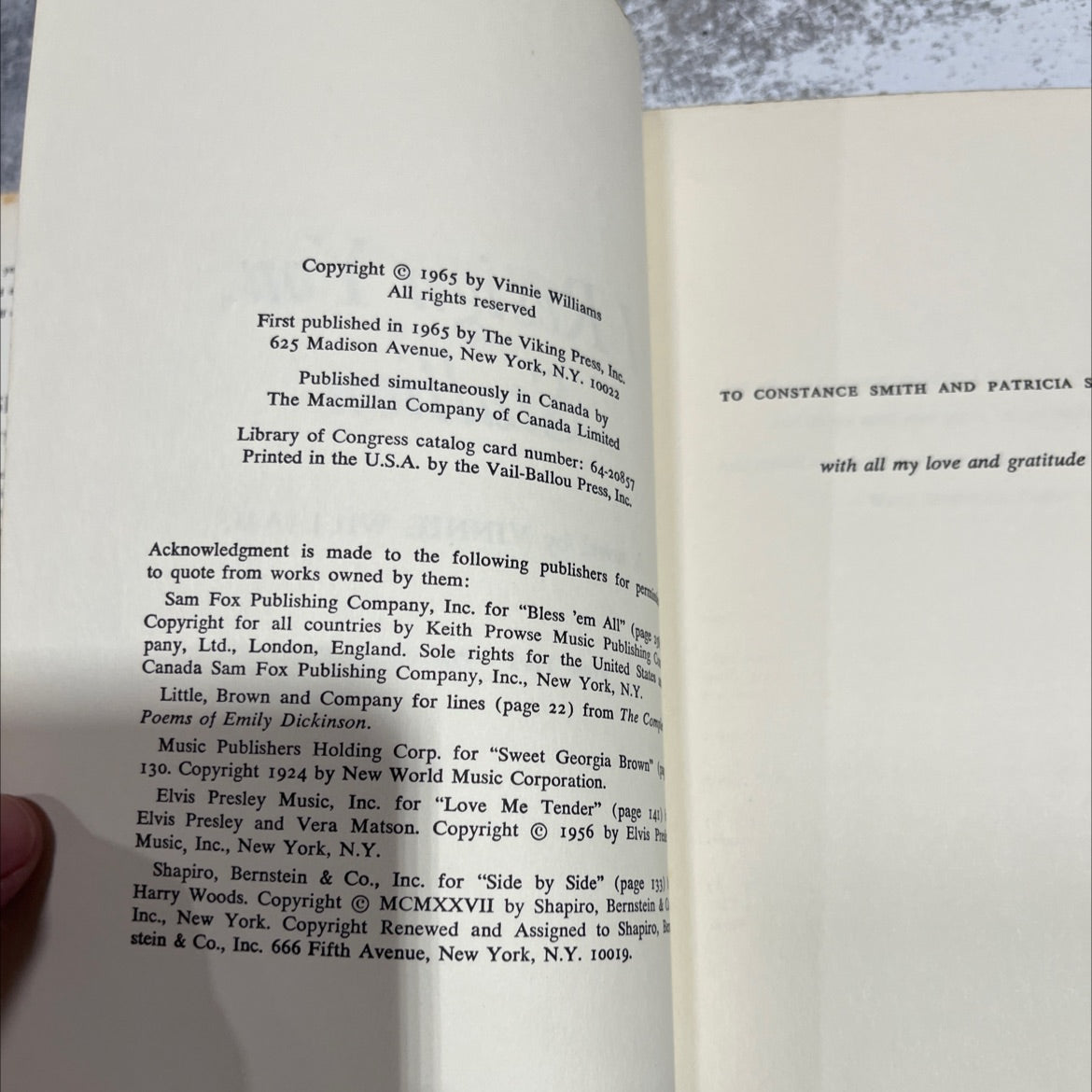 i resign you, stallion book, by vinnie williams, 1965 Hardcover image 3