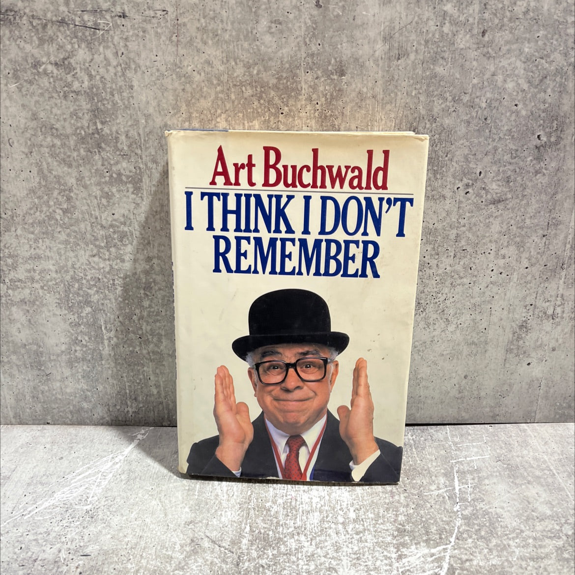 i think i don't remember book, by Art Buchwald, 1987 Hardcover image 1