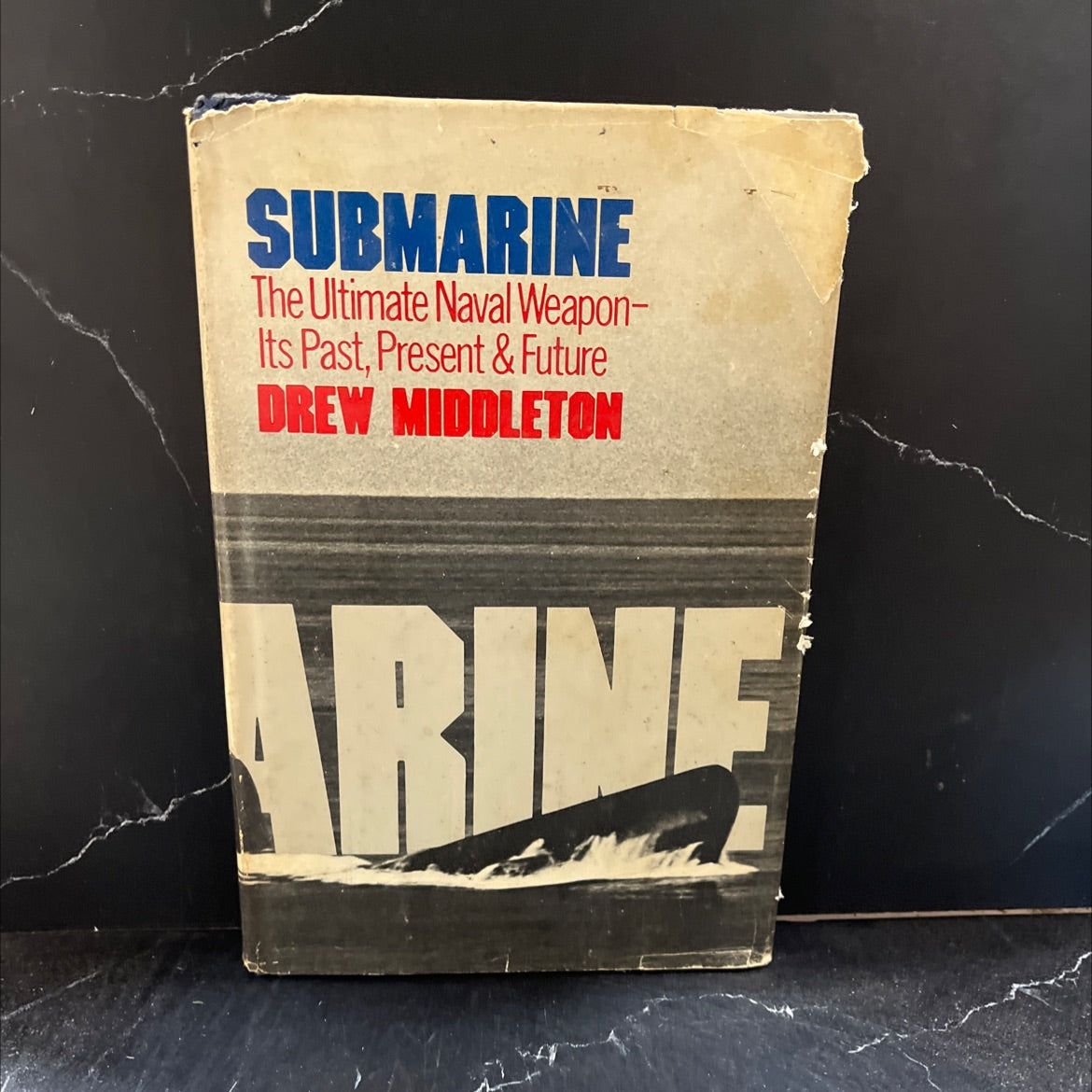 iction submarine the ultimate naval weapon- its past, present & future book, by drew middleton, 1976 Hardcover image 1