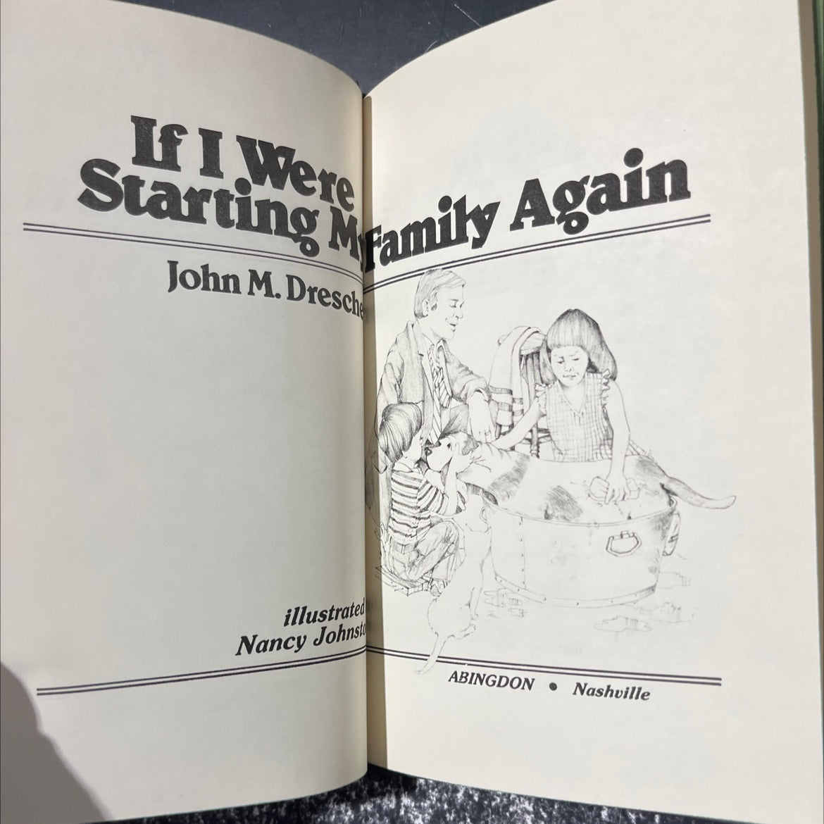 if i were starting my family again book, by john m. drescher, 1979 Hardcover image 2