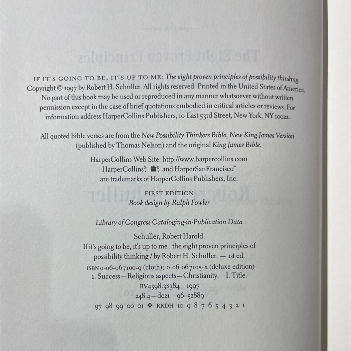 if it's going to be, it's up to me: the eight proven principles of possibility thinking book, by Robert H. Schuller, image 3