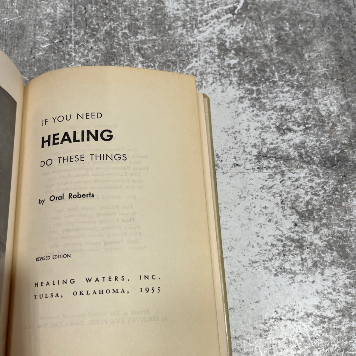 if you need healing do these things book, by Oral Roberts, 1955 Hardcover image 2