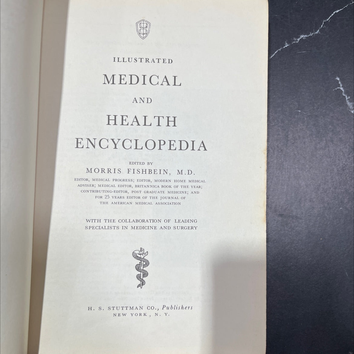 illustrated medical and health encyclopedia book, by morris fishbein, m.d., 1959 Hardcover image 2
