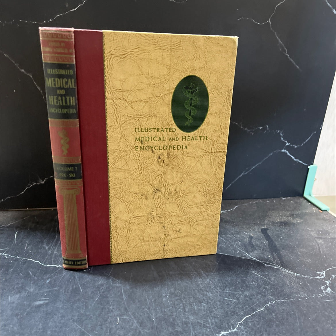 illustrated medical and health encyclopedia book, by morris fishbein, m.d., 1959 Hardcover image 1