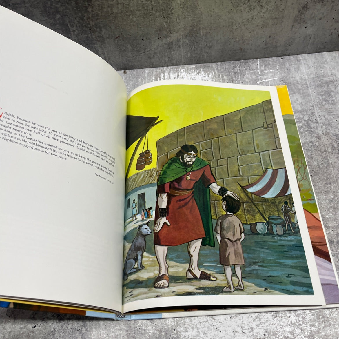 illustrated stories from the book of mormon volume 7 book, by Dr. Clinton F. Larson, Joseph N. Revill, 1970 Hardcover image 4
