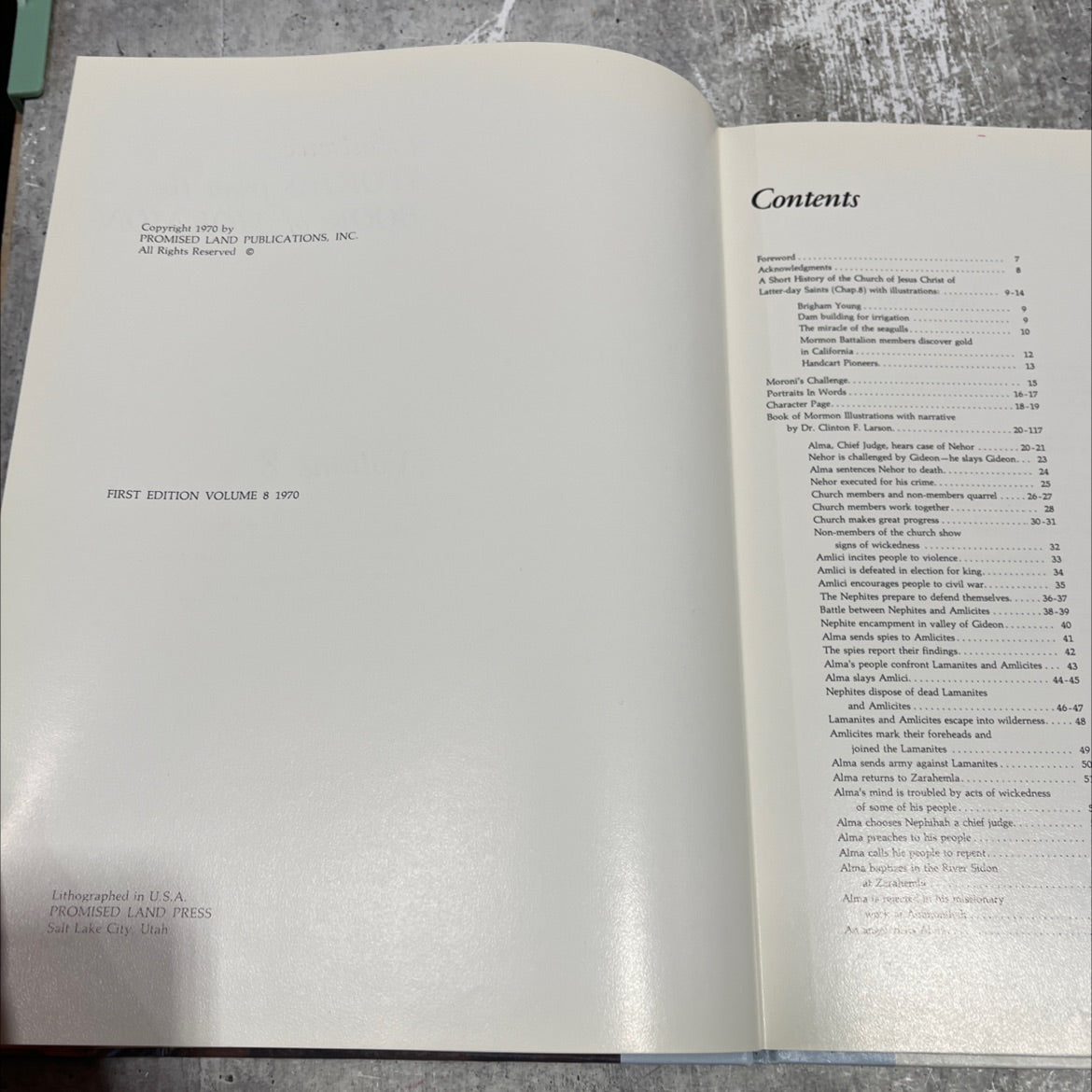 illustrated stories from the book of mormon volume 8 book, by dr. clinton f. larson, joseph n. revill, stuart heimdal, image 3