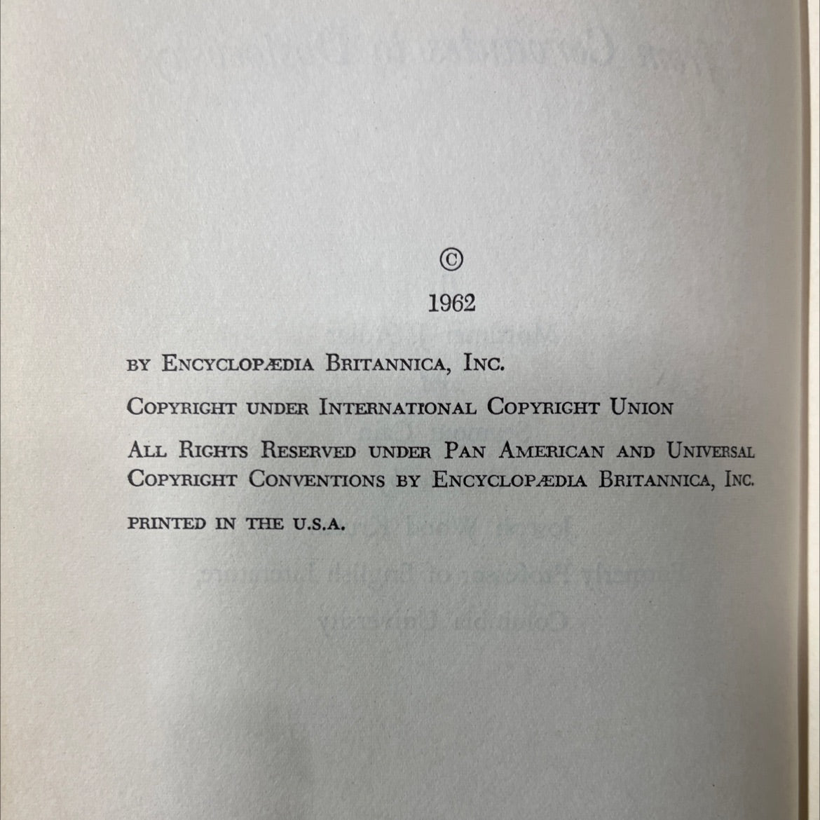 imaginative literature ii from cervantes to dostoevsky book, by Mortimer J. Adler and Seymour Cain, 1962 Hardcover image 3