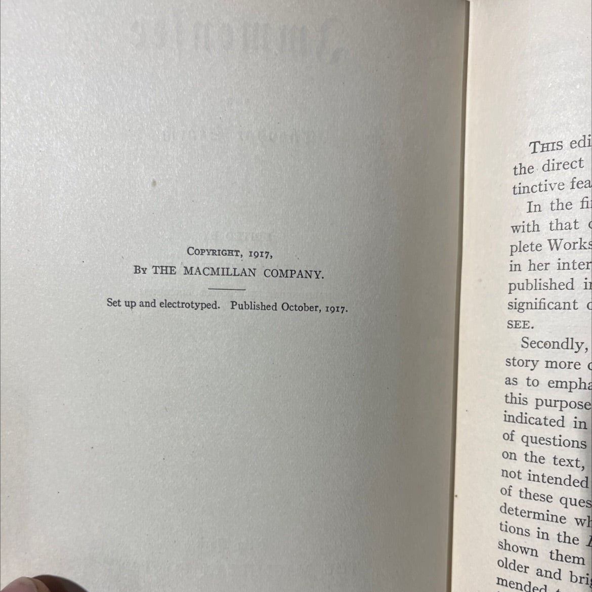 immensee book, by theodor storm, 1917 Hardcover image 3
