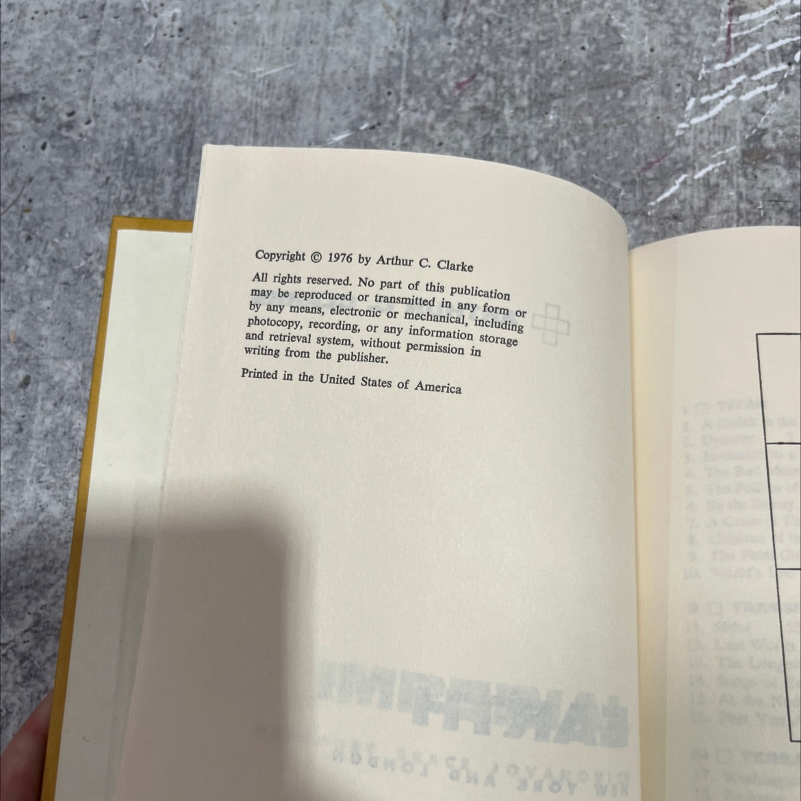 imperial earth book, by arthur c. clarke, 1976 Hardcover image 3