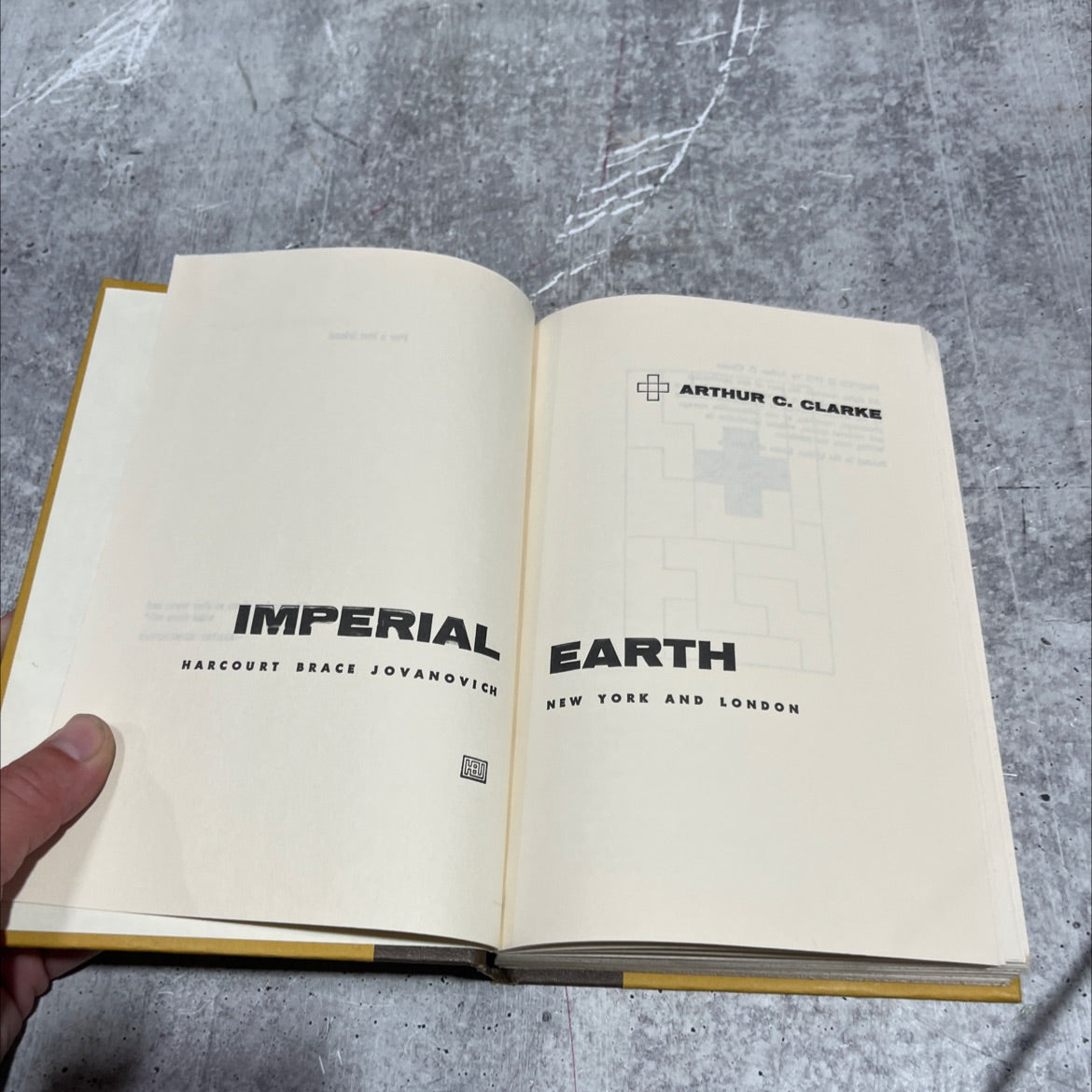 imperial earth book, by arthur c. clarke, 1976 Hardcover image 2