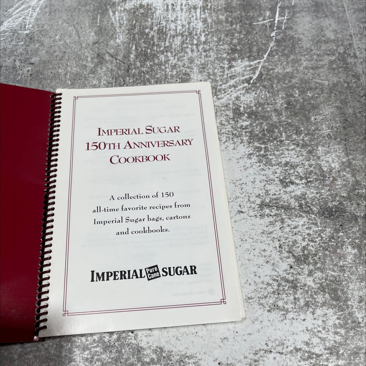 imperial sugar 150th anniversary cookbook book, by June Towers, 1993 Hardcover image 2