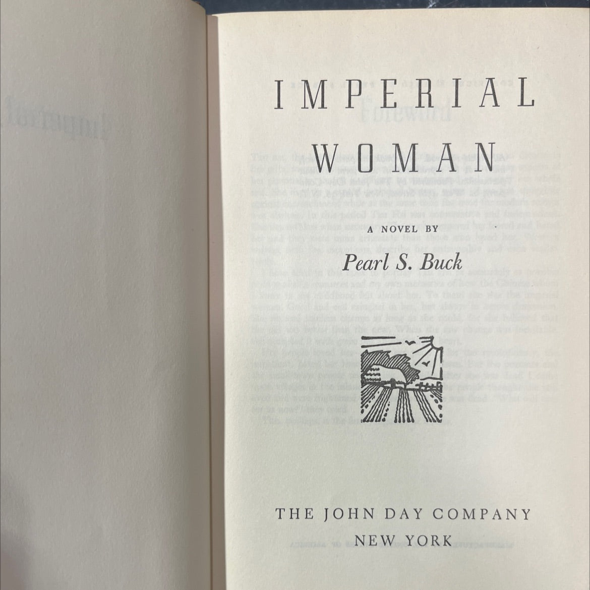 imperial woman book, by pearl s. buck, 1956 Hardcover image 2