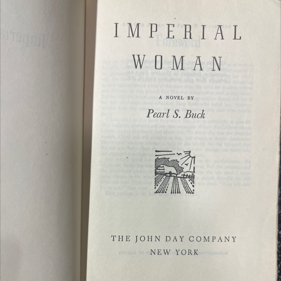 imperial woman book, by pearl s. buck, 1956 Hardcover image 2