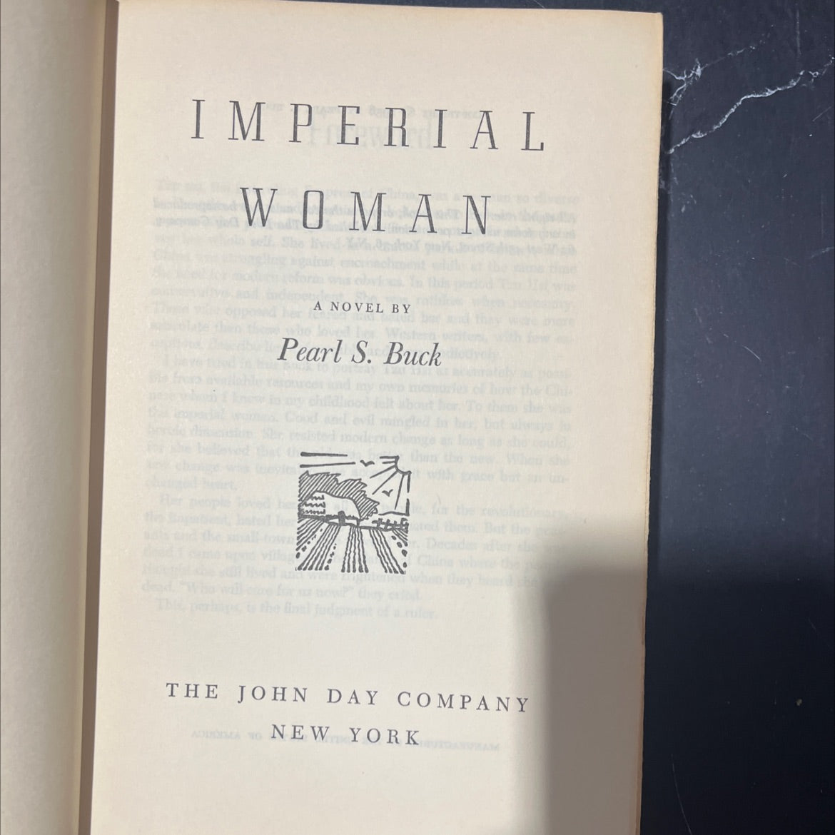 imperial woman book, by Pearl S. Buck, 1956 Hardcover image 2