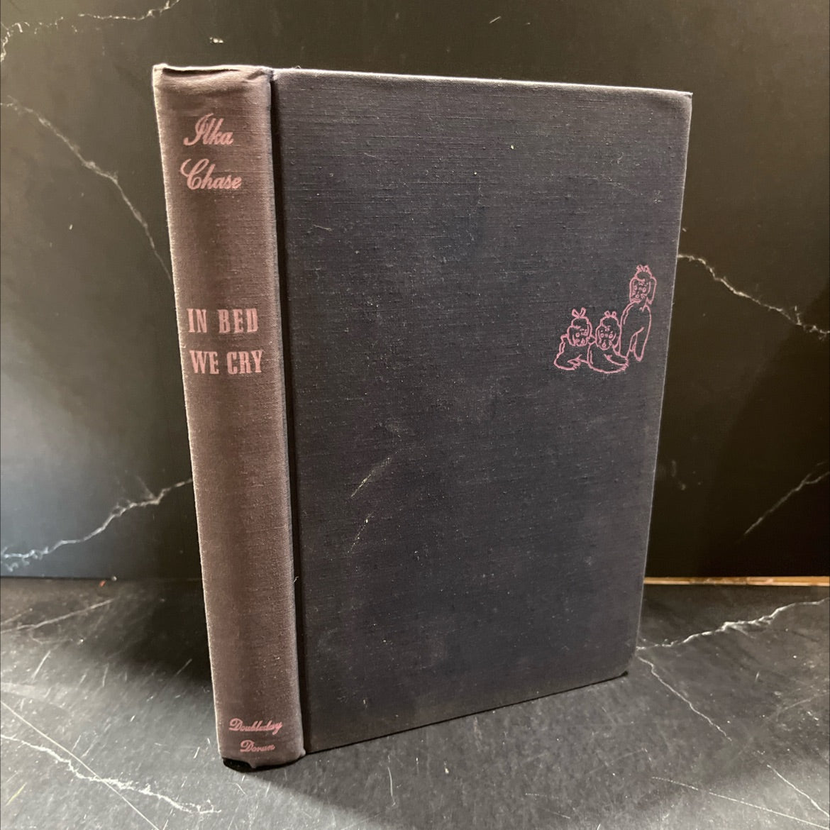 in bed we cry book, by ilka chase, 1943 Hardcover image 1