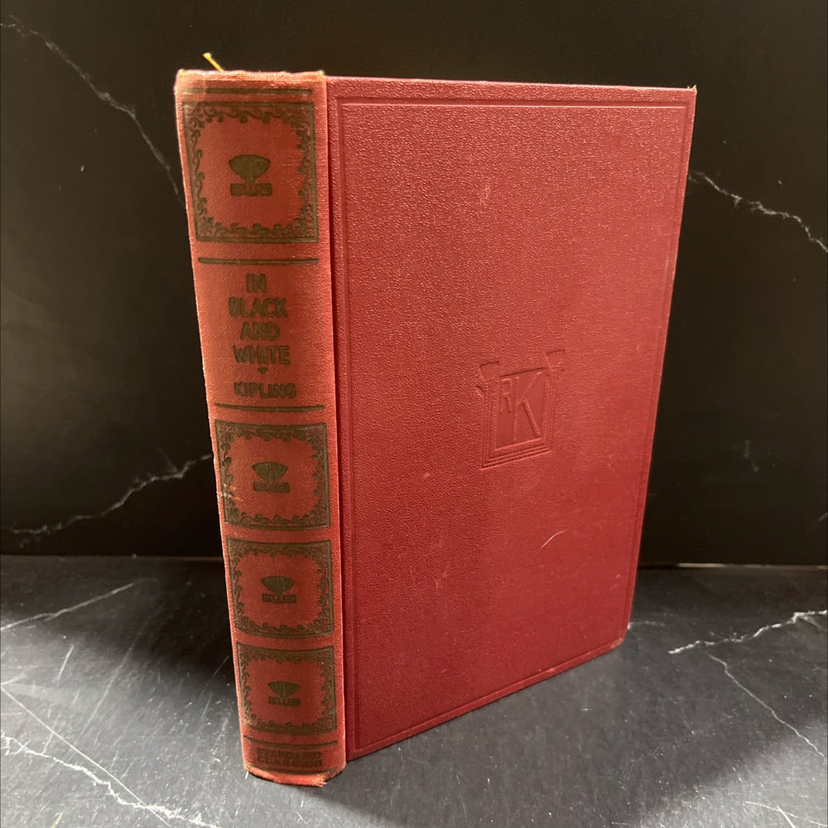 in black and white and under the deodars book, by rudyard kipling, 1930 Hardcover image 1