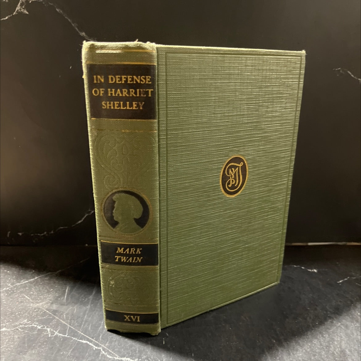 in defense of harriet shelley book, by mark twain, 1925 Hardcover image 1
