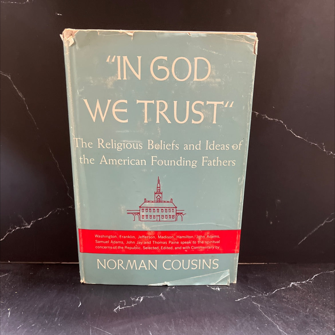 in god we trust book, by norman cousins, 1958 Hardcover image 1