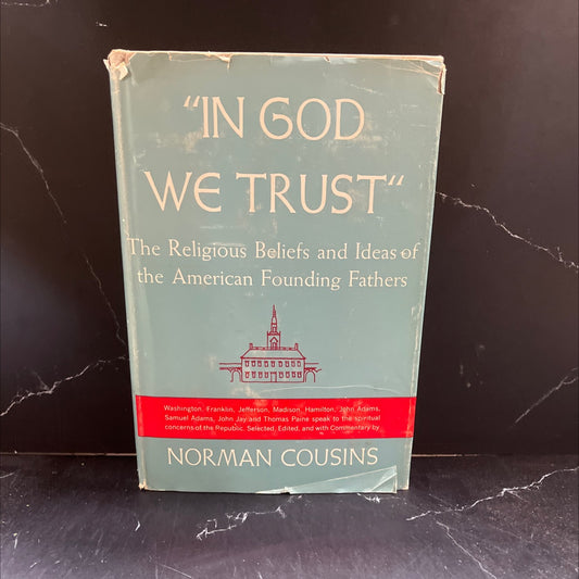 in god we trust book, by norman cousins, 1958 Hardcover image 1