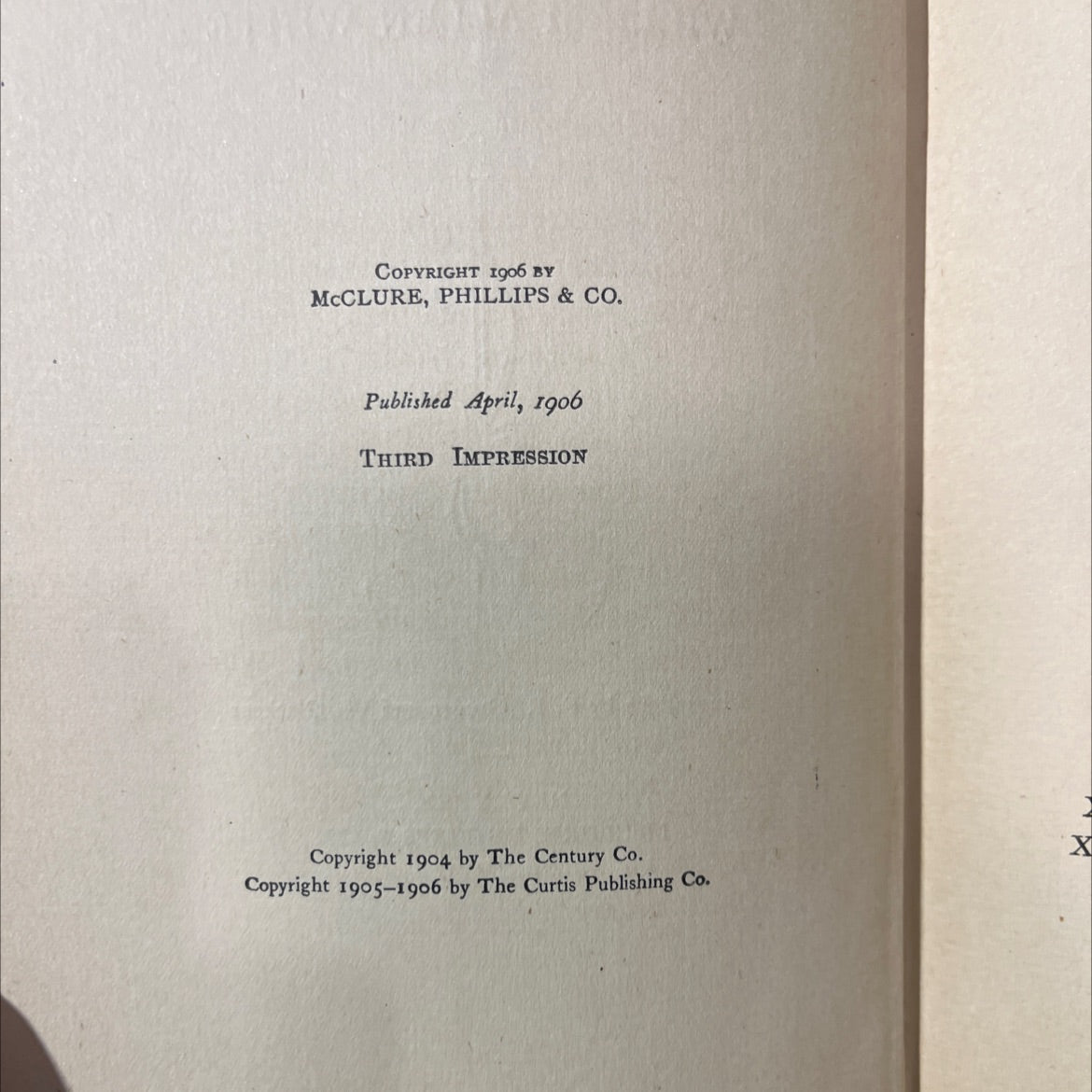 in our town book, by william allen white, 1907 Hardcover image 3