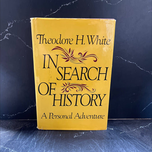 in search of history book, by theodore h. white, 1978 Hardcover image 1
