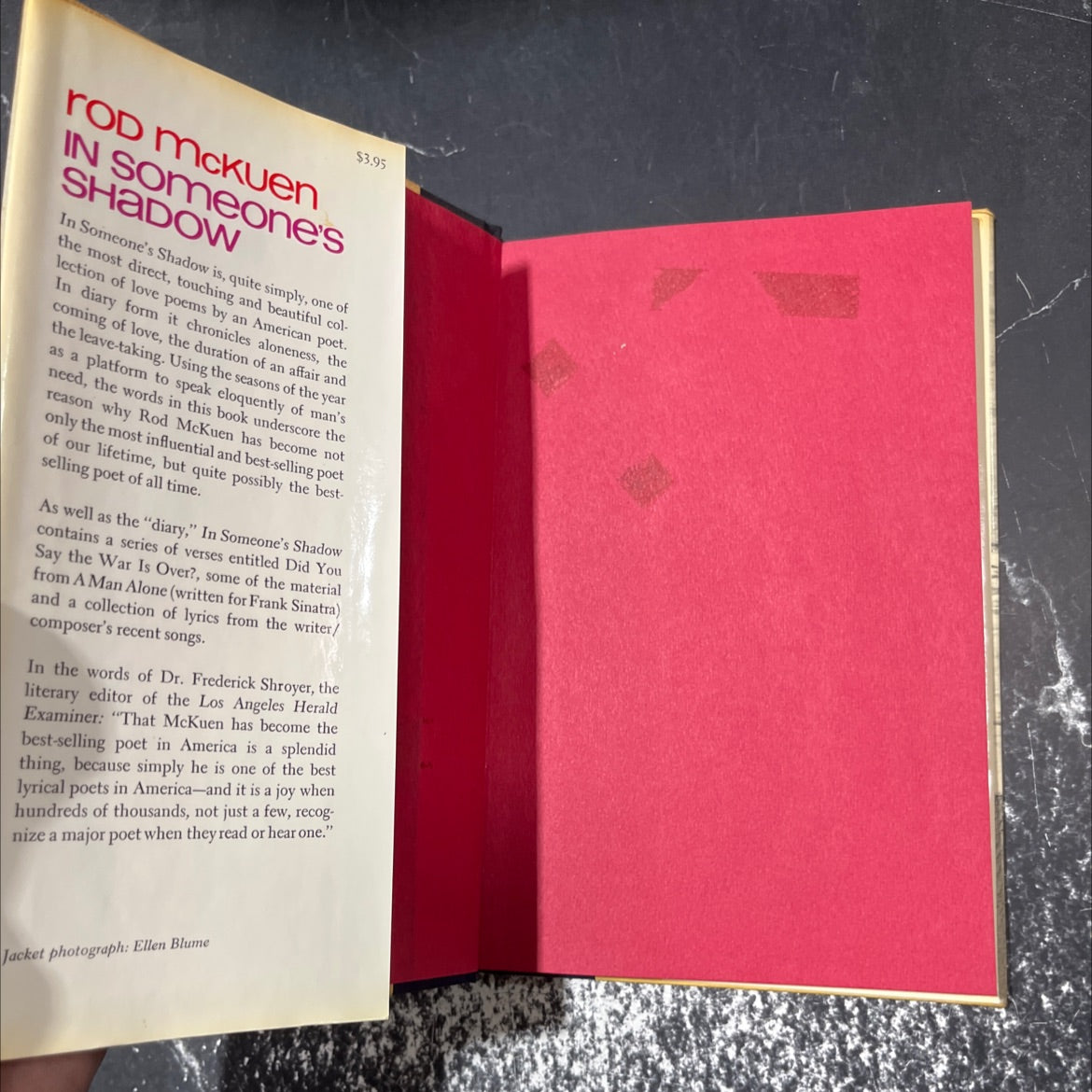 in someone's shadow book, by rod mckuen, 1969 Hardcover image 4