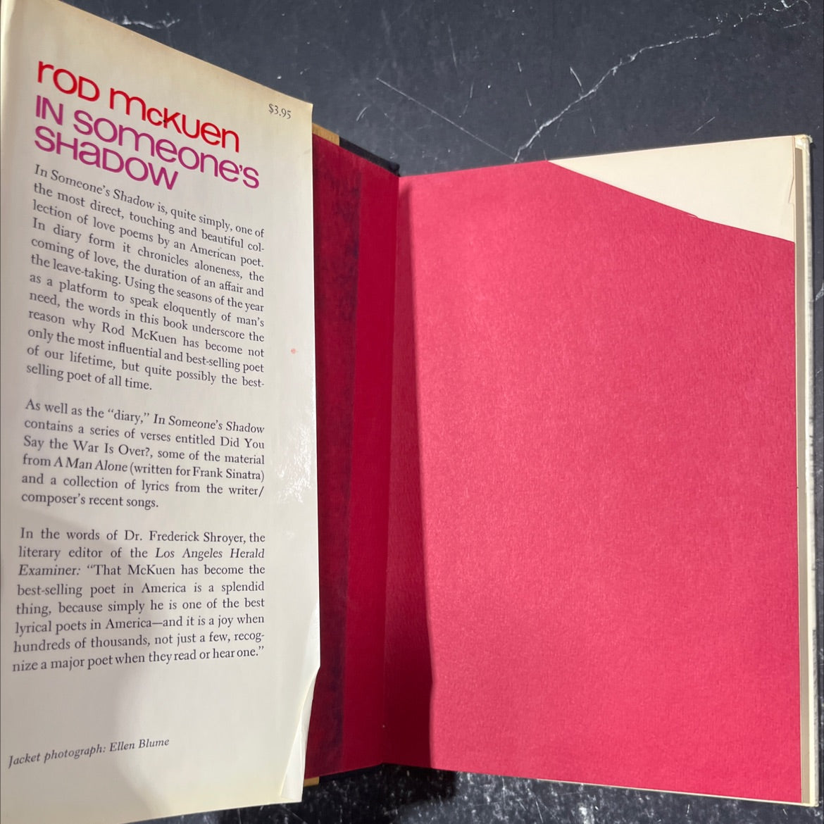 in someone's shadow book, by rod mckuen, 1969 Hardcover image 4