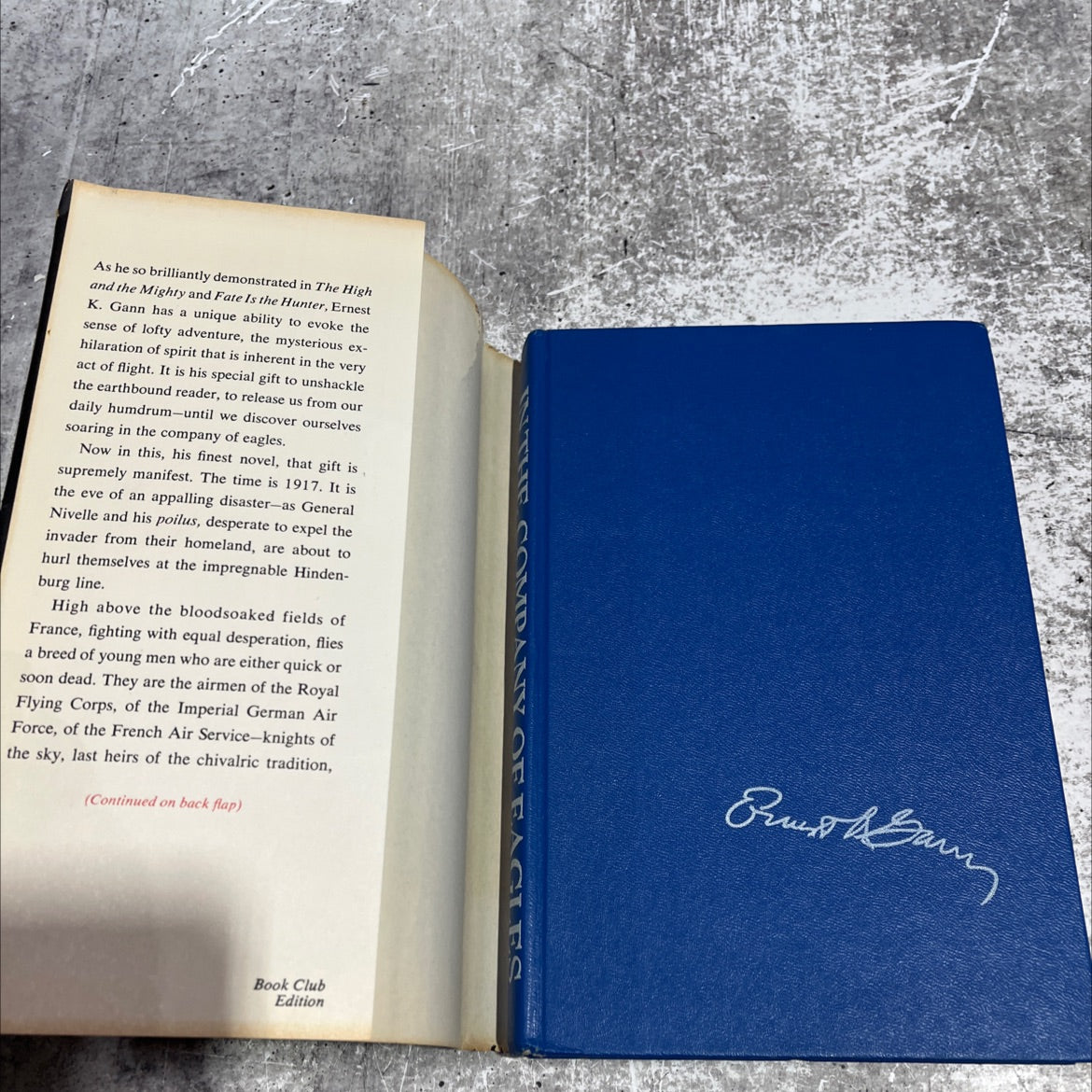in the company of eagles book, by ernest k. gann, 1966 Hardcover image 4