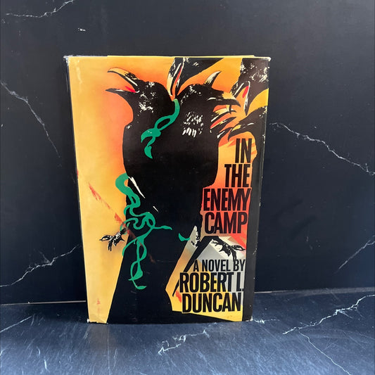 SIGNED in the enemy camp book, by robert l. duncan, 1985 Hardcover, First Edition, Vintage image 1
