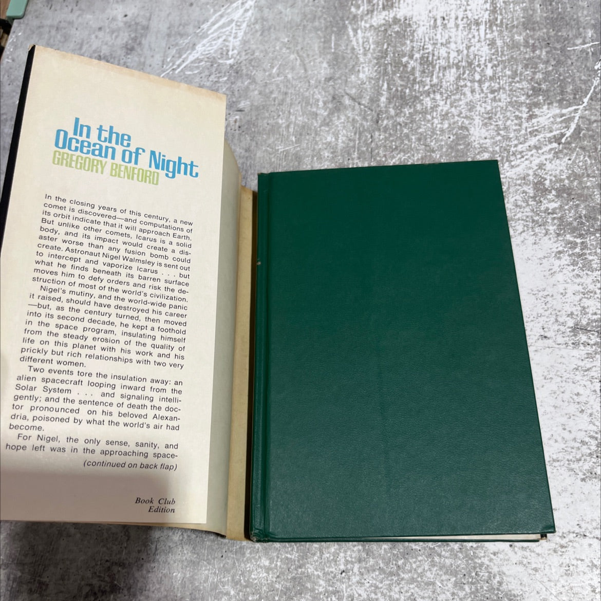 in the ocean of night book, by gregory benford, 1977 Hardcover image 4