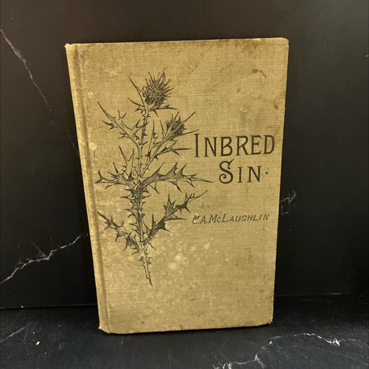 inbred sin book, by rev. george a. mclaughlin, 1902 Hardcover image 1