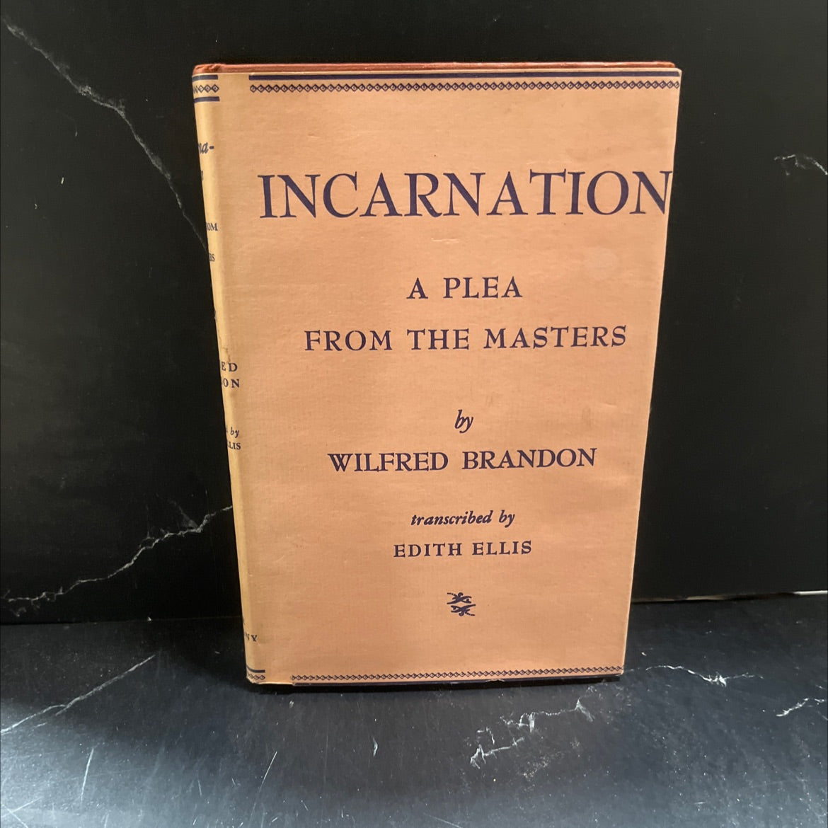 incarnation a plea from the masters book, by wilfred brandon, 1958 Hardcover image 1